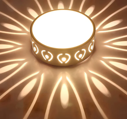 Lumière d'Entrée Élégante - Plafonnier LED Design pour Hall et Balcon - Foivo