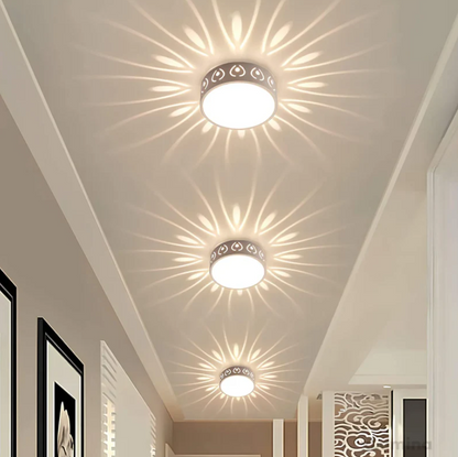 Lumière d'Entrée Élégante - Plafonnier LED Design pour Hall et Balcon