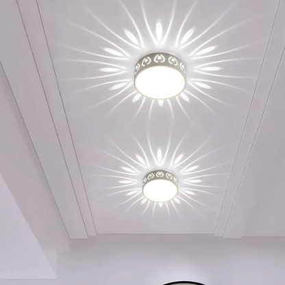 Lumière d'Entrée Élégante - Plafonnier LED Design pour Hall et Balcon