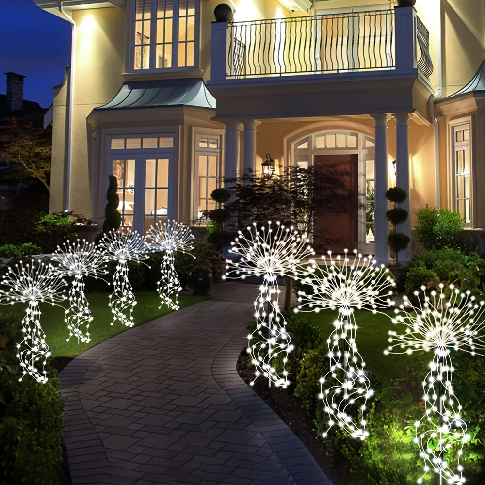 Lampes de Jardin Solaire Élégantes | 8 Effets Lumineux Éco-Énergétiques - Foivo