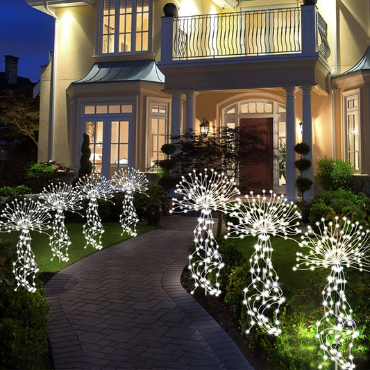 Lampes de Jardin Solaire Élégantes | 8 Effets Lumineux Éco-Énergétiques - Foivo