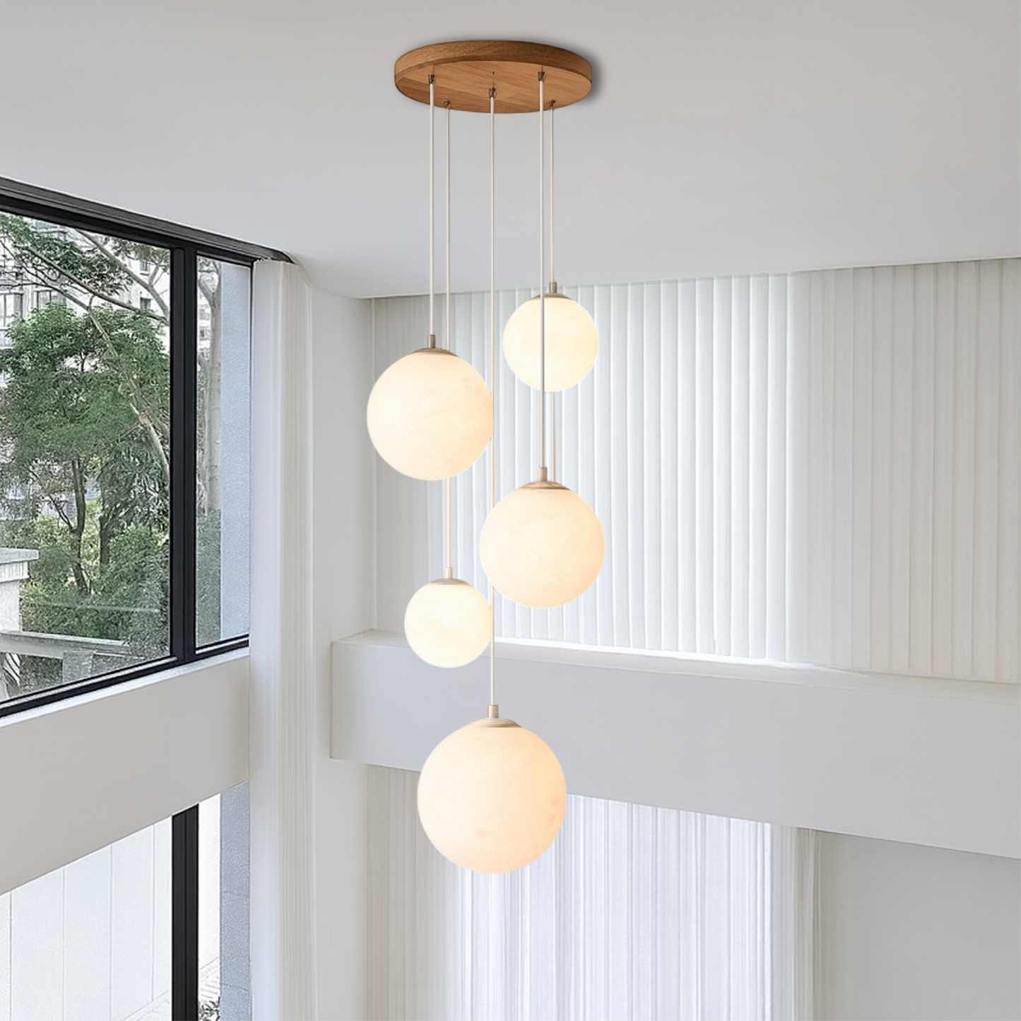 Lustre Escalier Lumineux Design