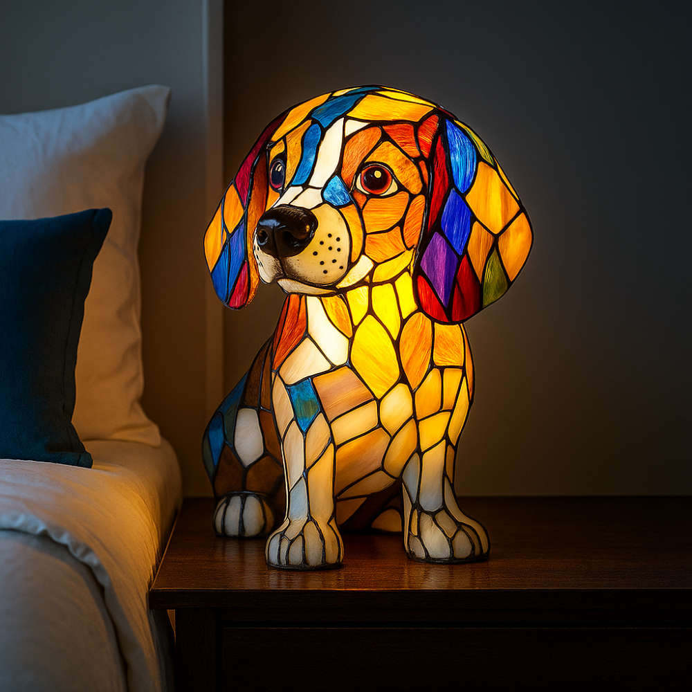 Lampe de Bureau Élégante en Verre LED Économique - Foivo