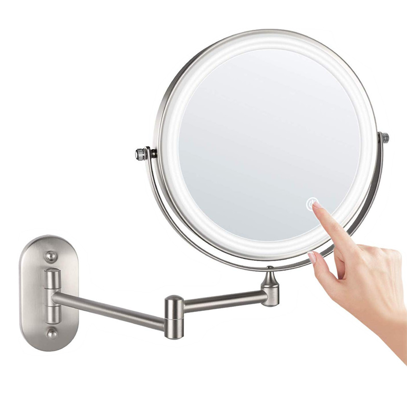 Miroir Éclairant LED Grande Loupe pour Maquillage
