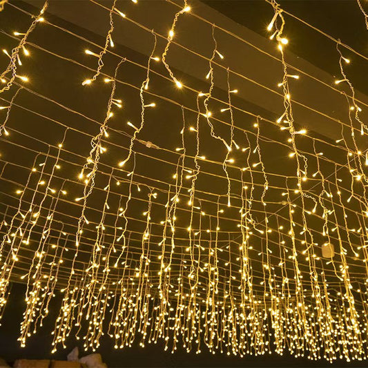 Lumière Cascade | Guirlandes Extérieures Étanches pour Fête - Foivo