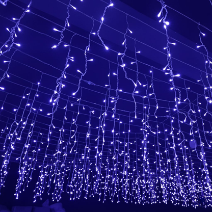 Lumière Cascade | Guirlandes Extérieures Étanches pour Fête