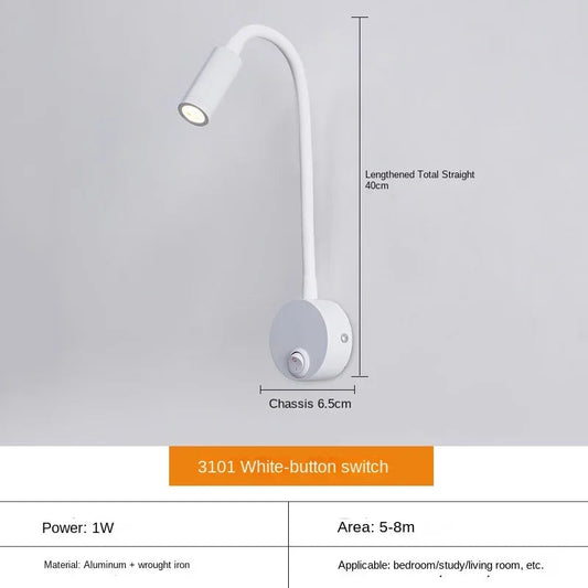 Lampe LED Murale Réglable pour Lecture et Bureau - Foivo