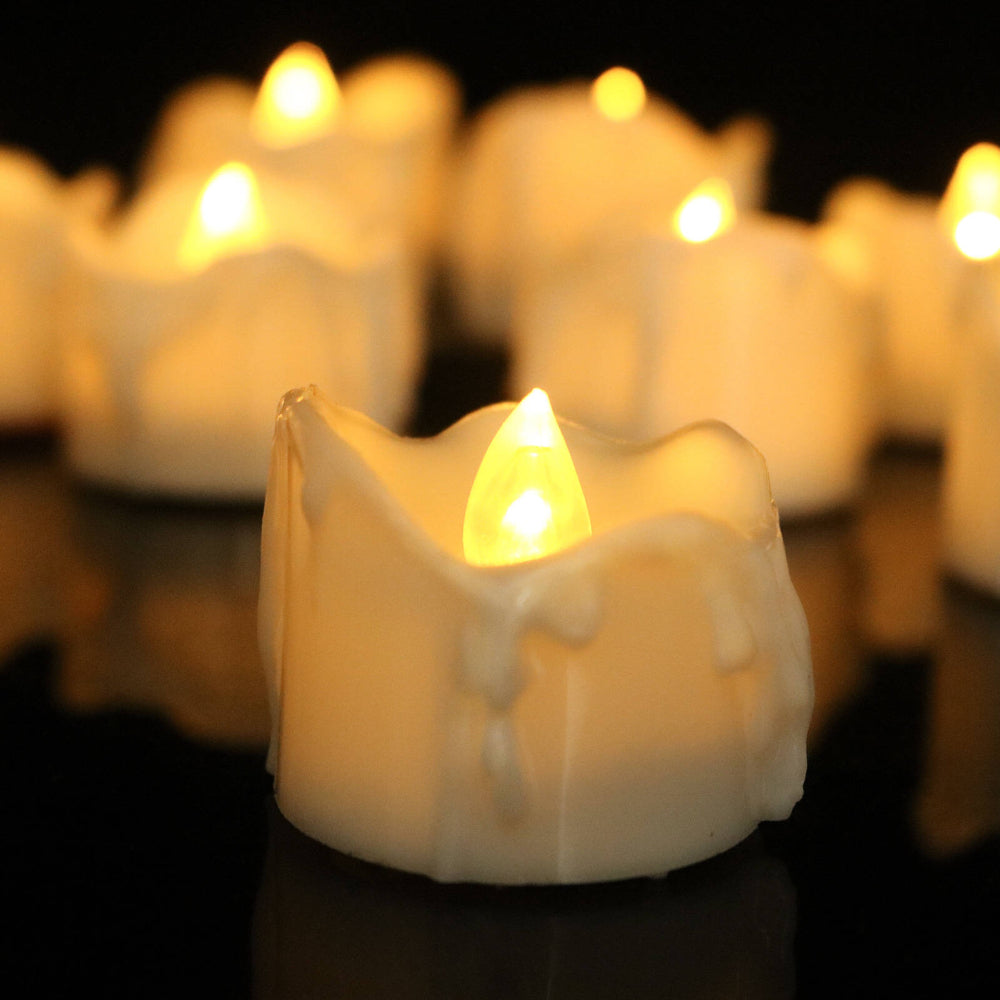 Bougies LED Sécuritaires et Chaudes - Foivo