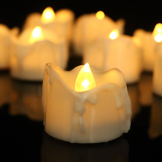 Lumière Chaude | Bougies LED Décoratives sans Flamme - Foivo