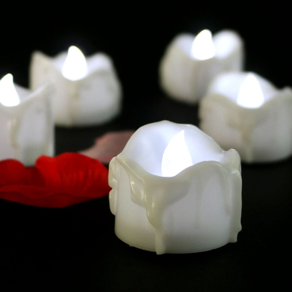 Lumière Chaude | Bougies LED Décoratives sans Flamme