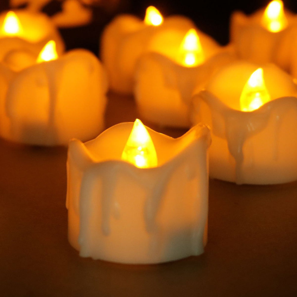 Lumière Chaude | Bougies LED Décoratives sans Flamme