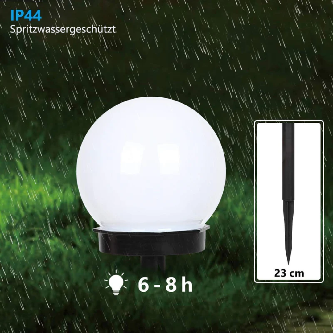 Luminaires de Jardin Sphériques Solaires LED 1