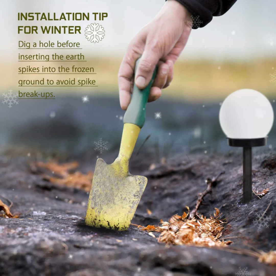Luminaires de Jardin Sphériques Solaires LED 3