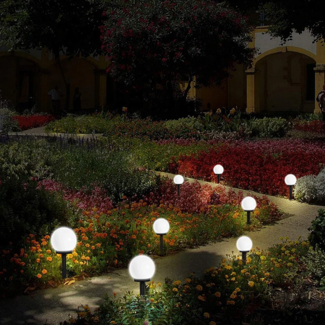 Luminaires de Jardin Sphériques Solaires LED 5