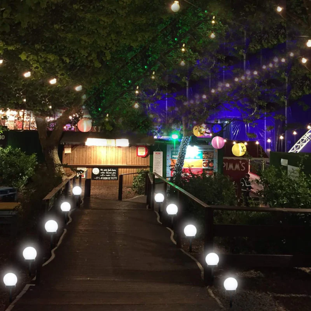Luminaires de Jardin Sphériques Solaires LED 6