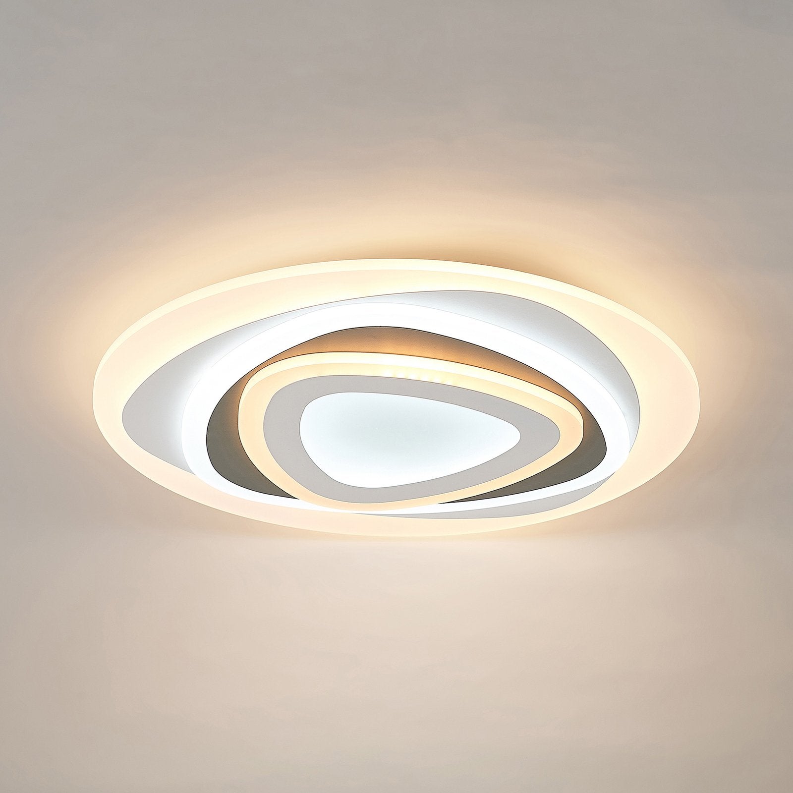 Luminaire LED Plafond Régulable Élégant - Foivo