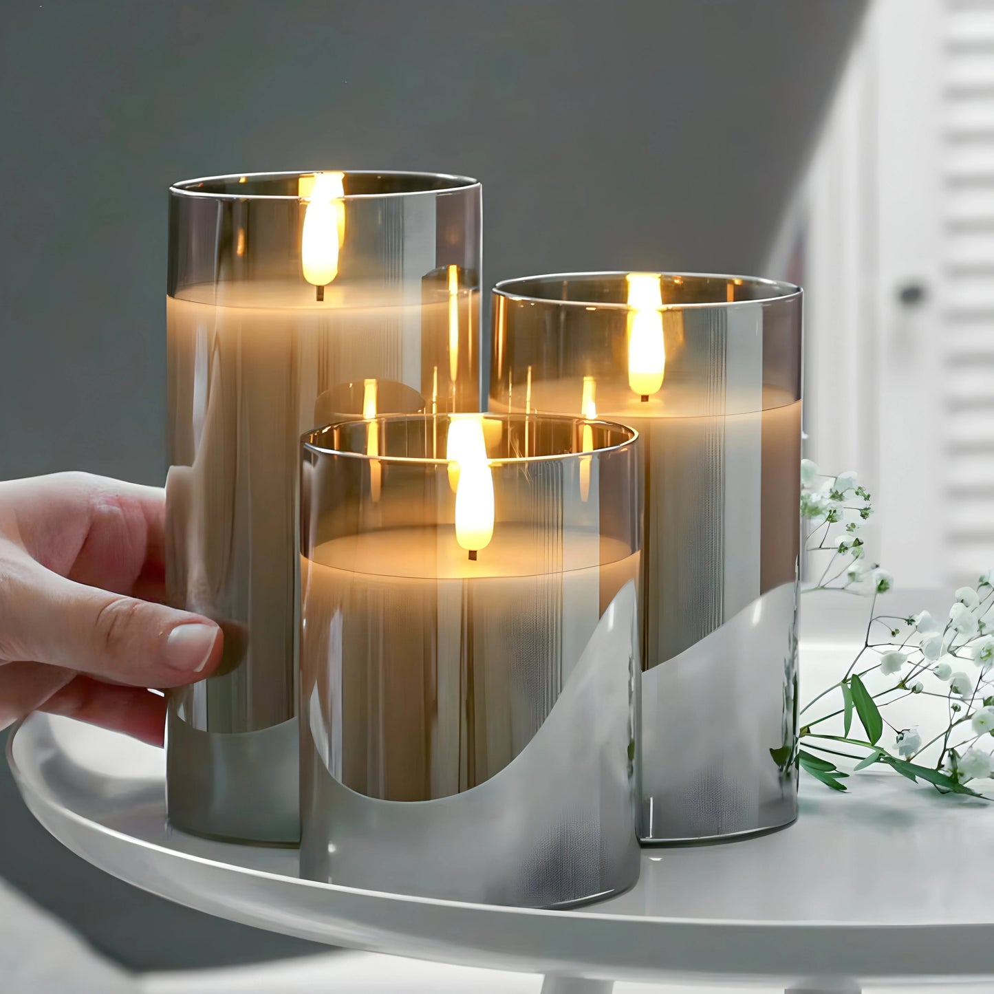 Lampe de Table LED Feu Danse Réchargeable