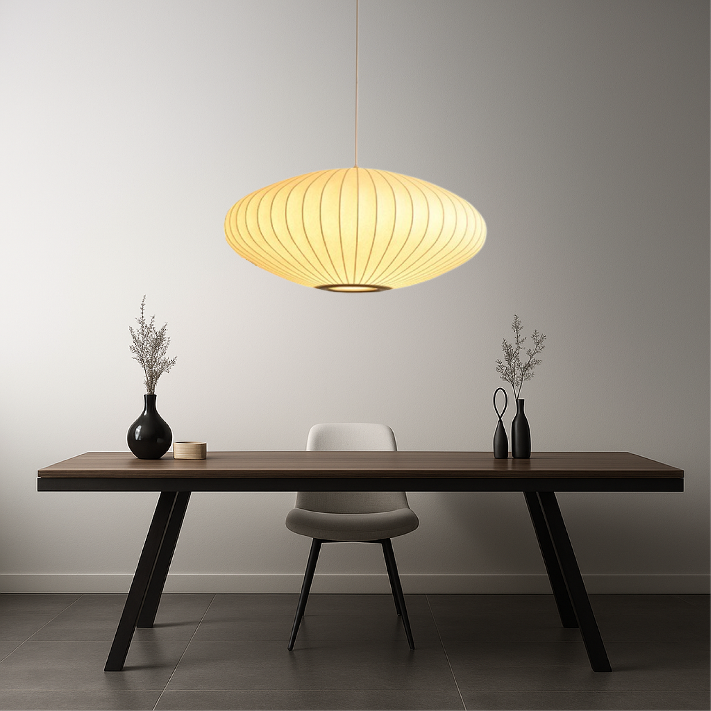 Lampe Luxe en Soie Italien Pour Intérieurs Élégants