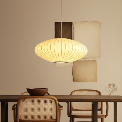 Lampe Luxe en Soie Italien Pour Intérieurs Élégants