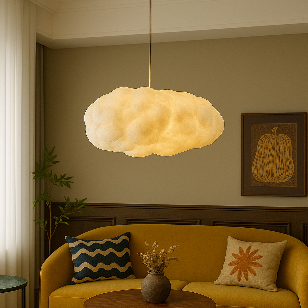 Lampe Suspendue Nuage Douce Éclairage - Foivo