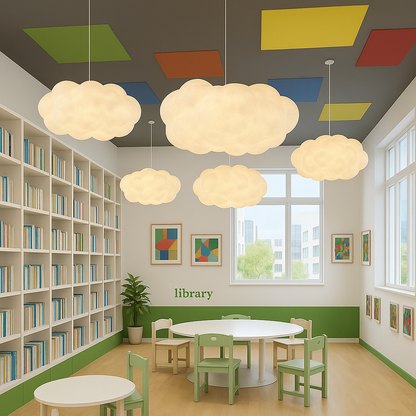 Lampe Suspendue Nuage Douce Éclairage