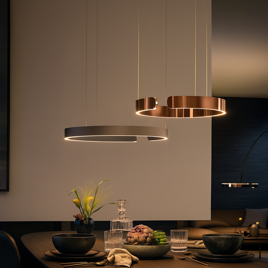 Luminaire Suspendu Rond Élégant - Foivo