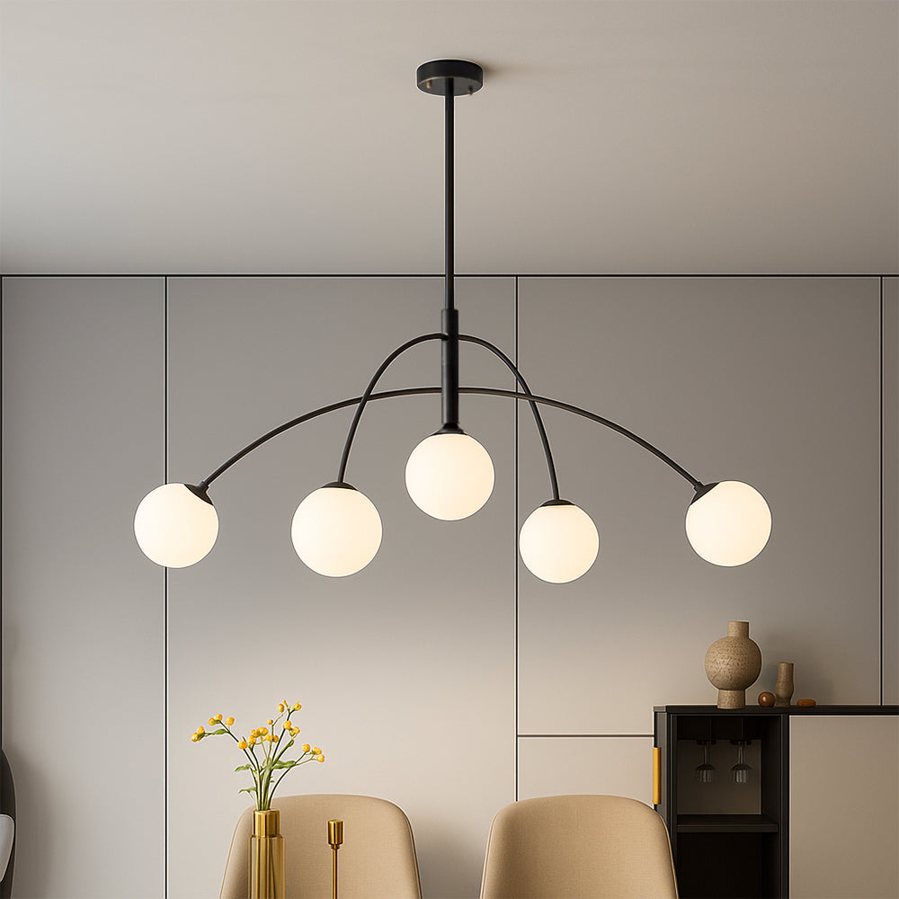 Luminaire | Lustre Élégant Nordique pour Intérieur Moderne - Foivo