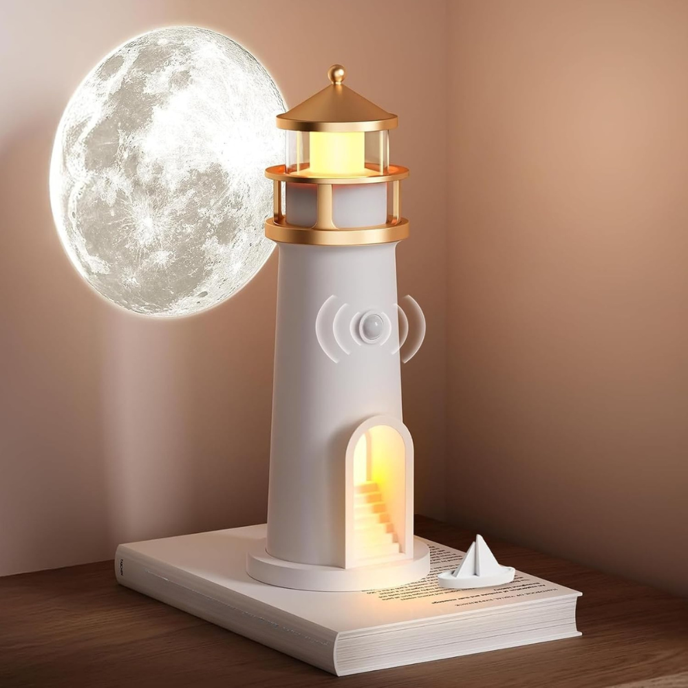 Lampe de Nuit Étoile Lumineuse avec Projection 3D Calme - Foivo