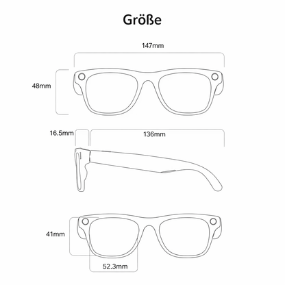 Lunettes Intelligentes VizoLens Capture Instantanée Avec Bluetooth 4
