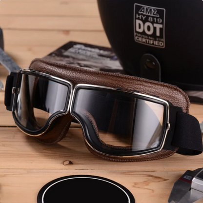 Lunettes de Moto Vintage pour Hommes et Femmes 0