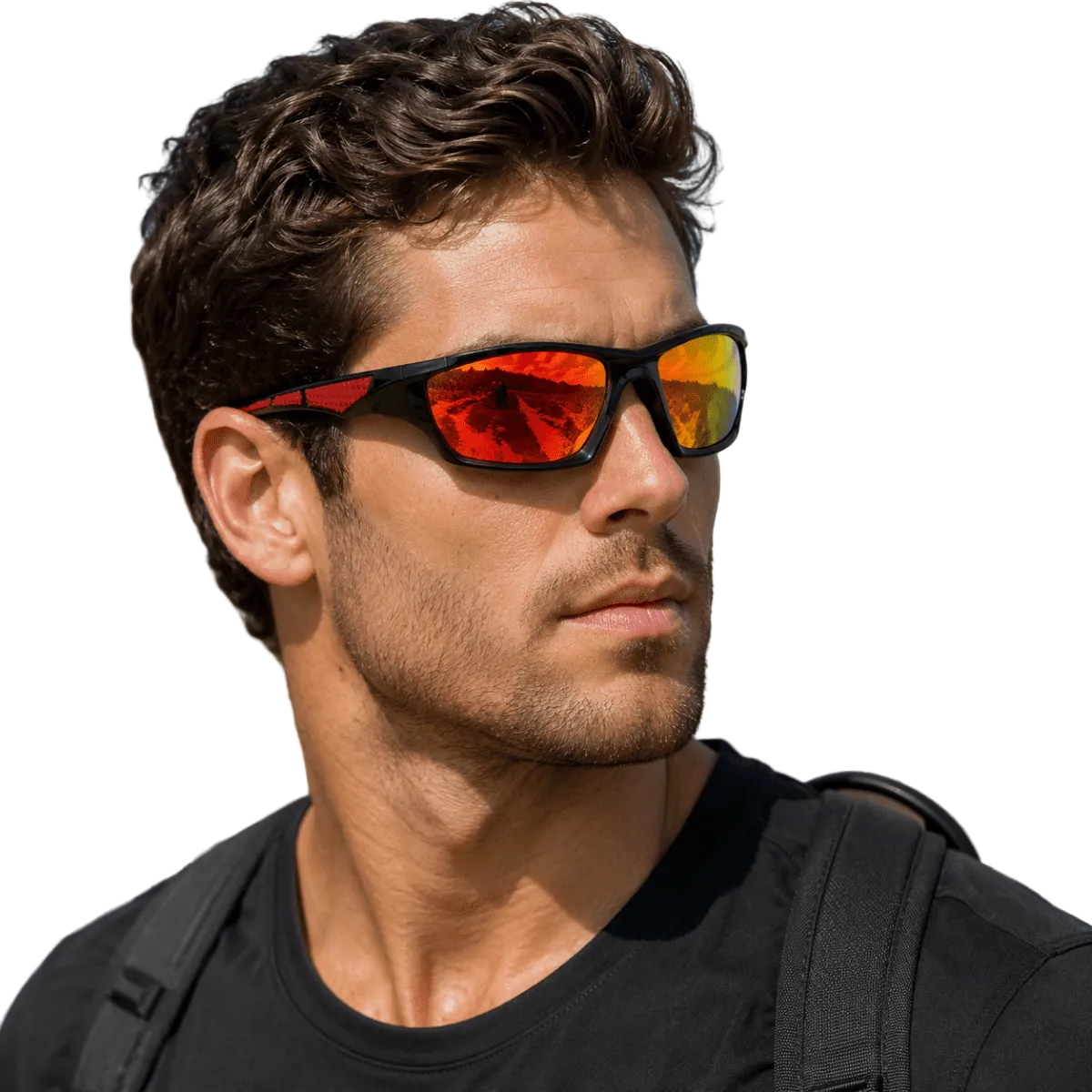 Lunettes de soleil Homme Verre rond Protection UV400 - Foivo