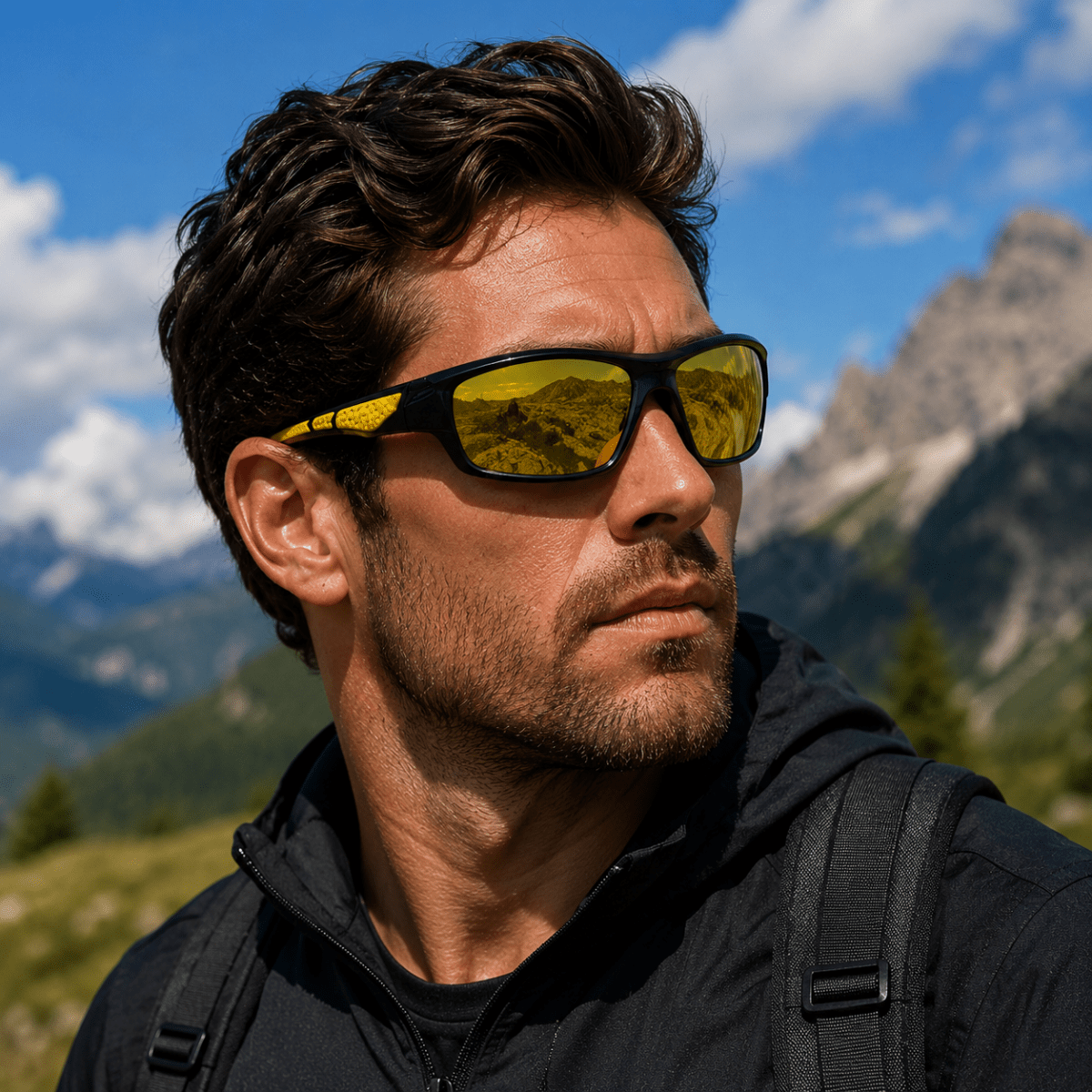 Lunettes de Soleil Ronde Vintage Unisexe avec Protection UV400 3