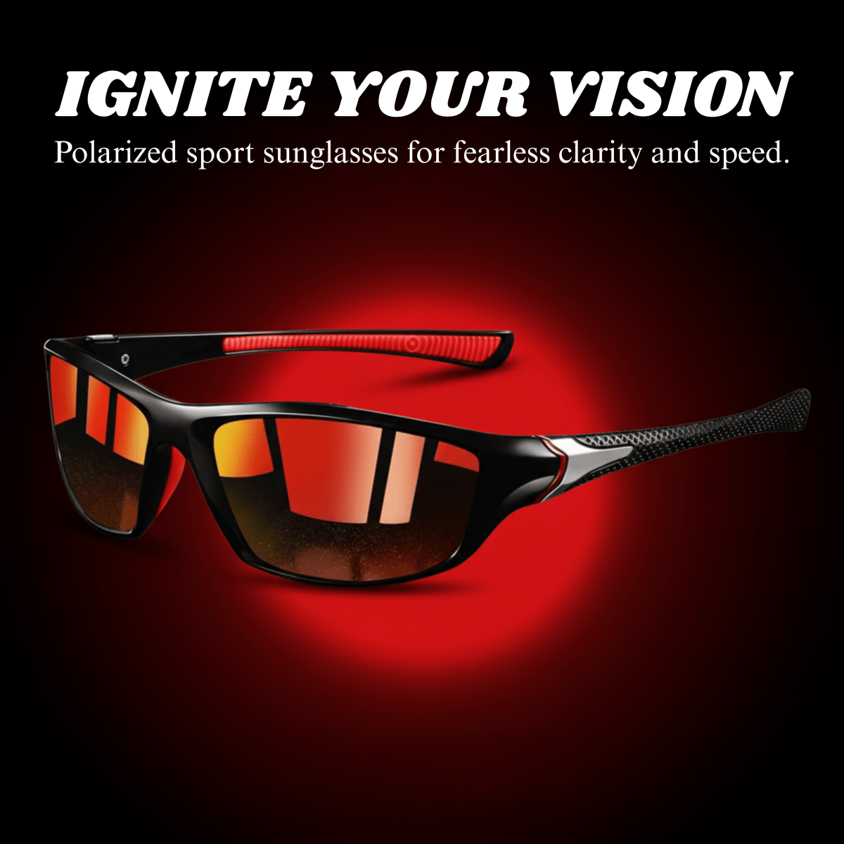 Lunettes de Soleil Sportives Polarisées Homme Femme Design Moderne 1