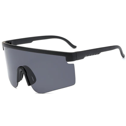 Lunettes de Soleil Unisexes Sportives Surdimensionnées avec Protection UV400 9
