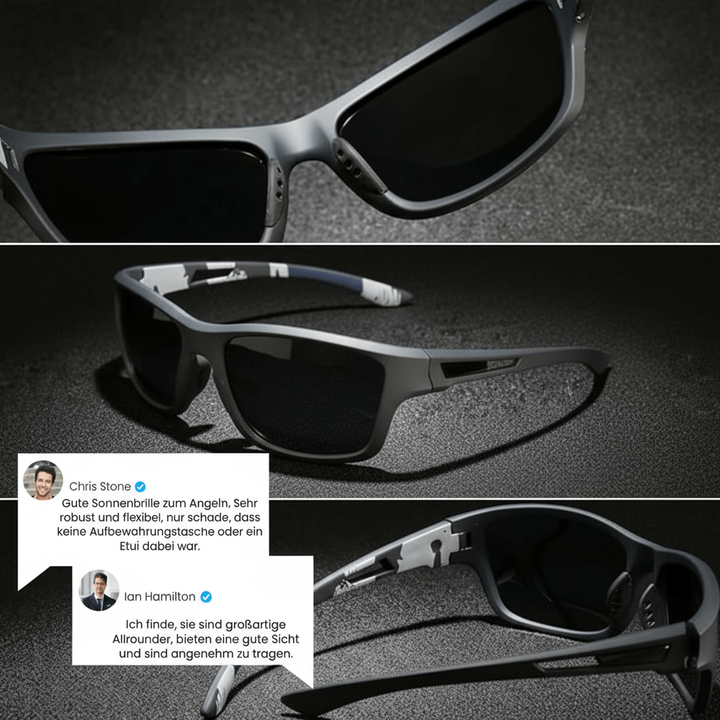 Lunettes de Soleil de Sport Polarisées pour Hommes et Femmes 5