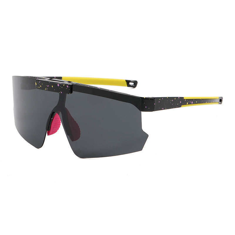 Lunettes de soleil sport pour hommes style shield performance 6