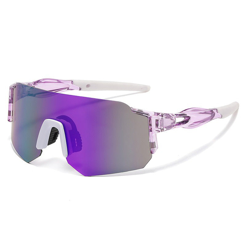 Lunettes de soleil sport unisexes performance avec monture surdimensionnée 4