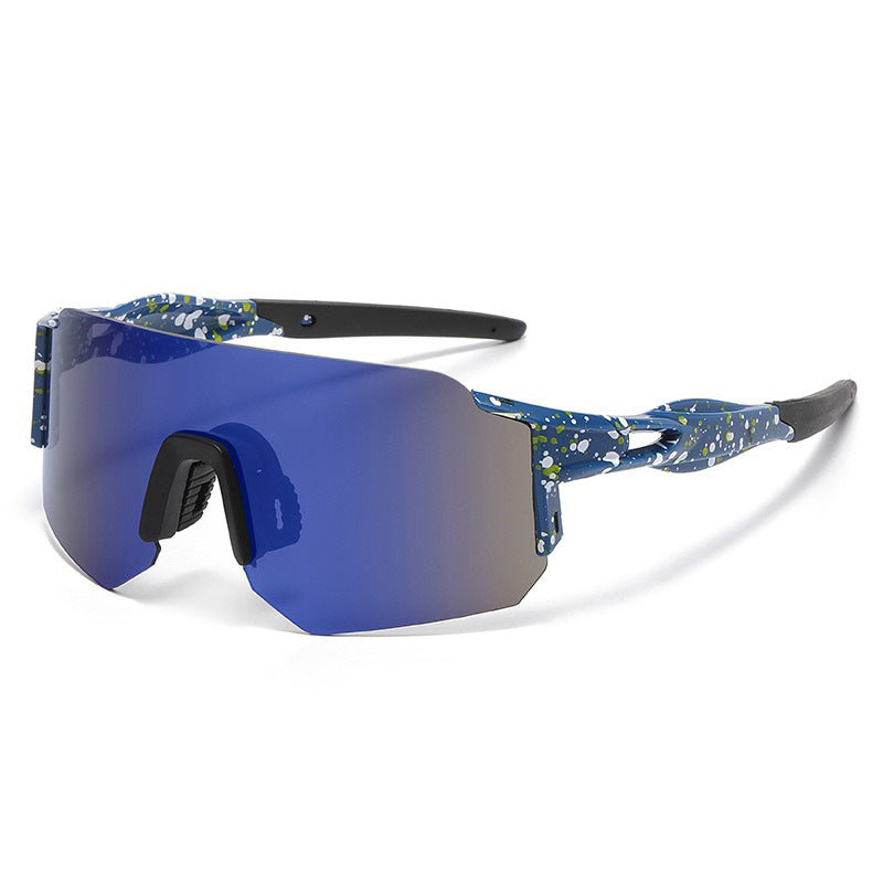 Lunettes de soleil sport unisexes performance avec monture surdimensionnée 7