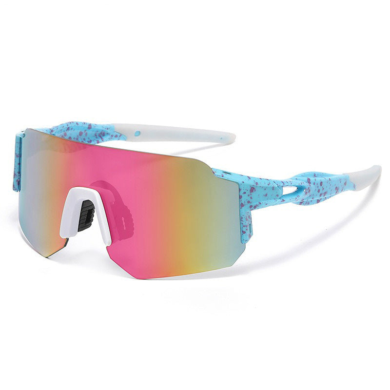 Lunettes de soleil sport unisexes performance avec monture surdimensionnée 8