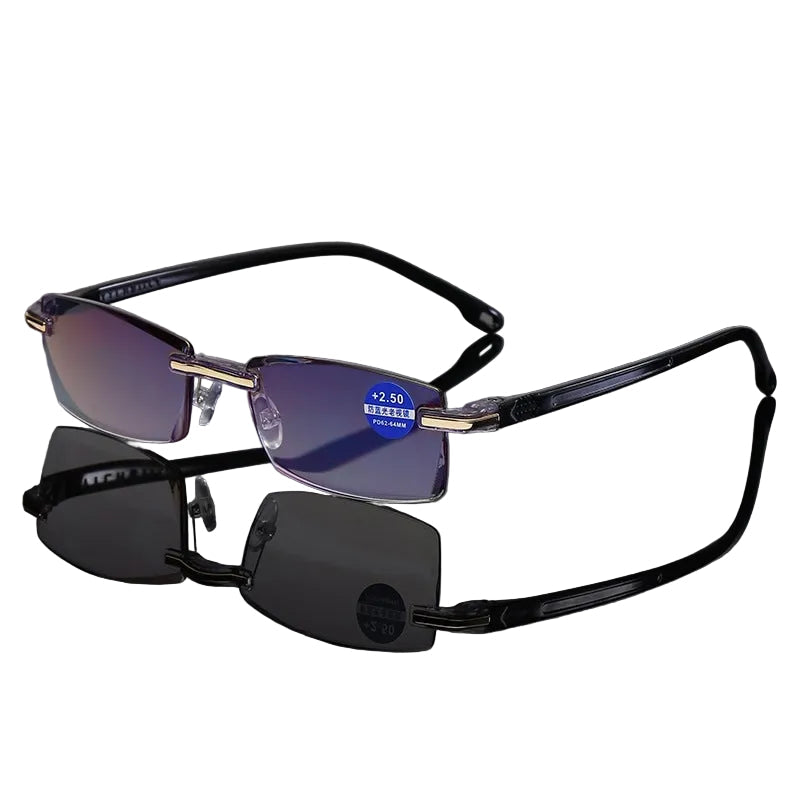 Lunettes de vue Unisexe Verres Multifocaux Protection Lumière - Foivo