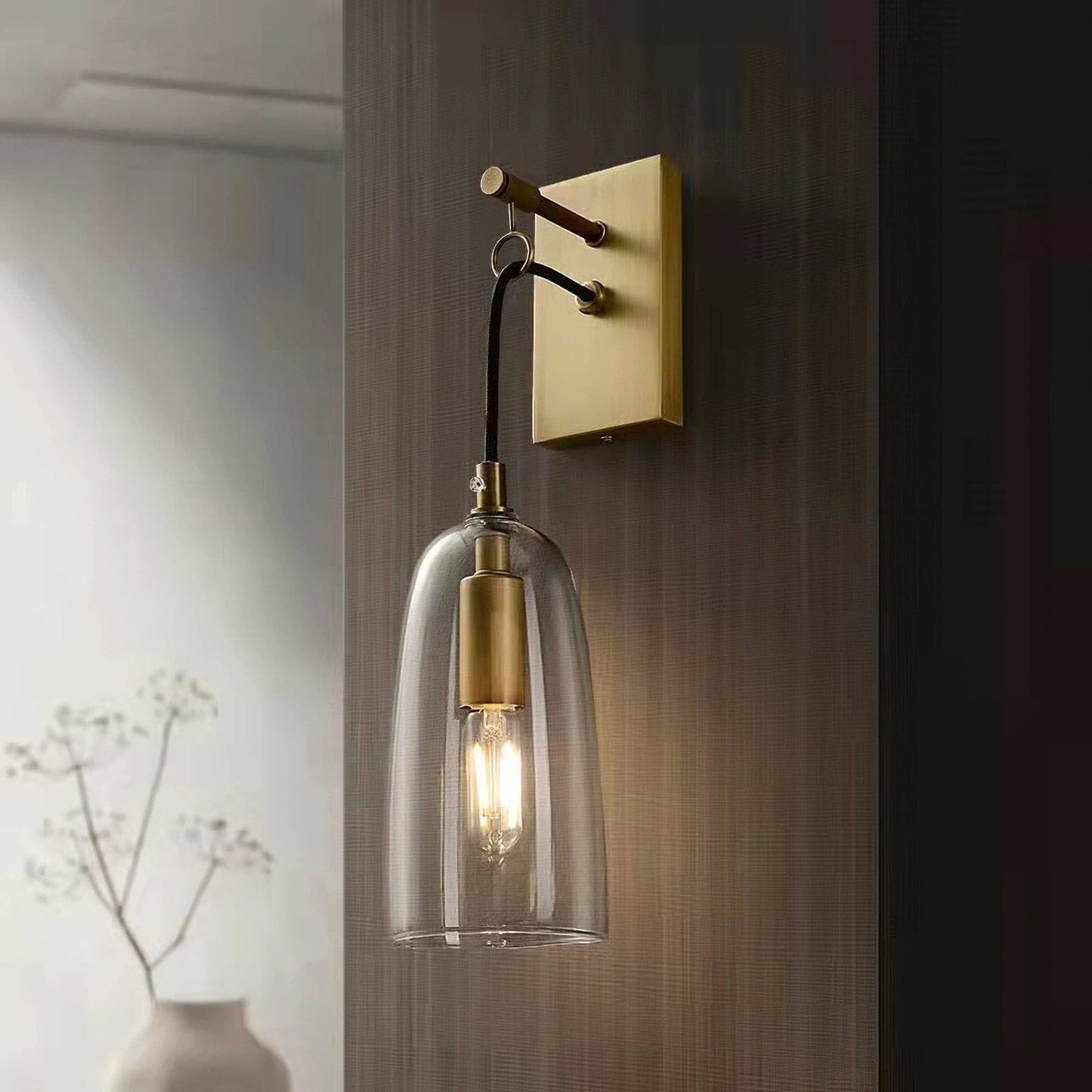 Lampe Murale Élégante Dorée