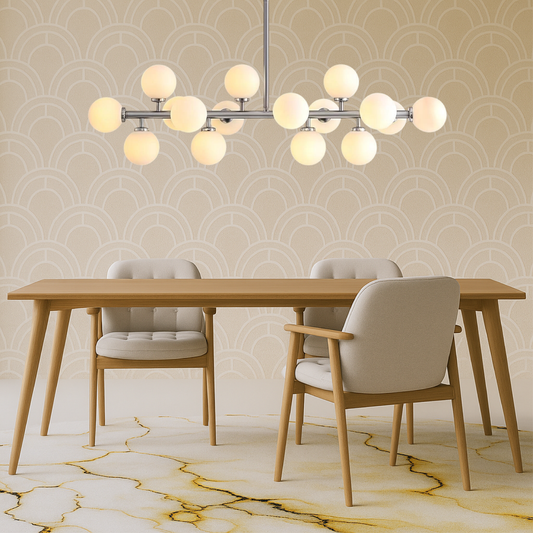 Luminaire de Cuisine Élégant 16 Pièces - Foivo