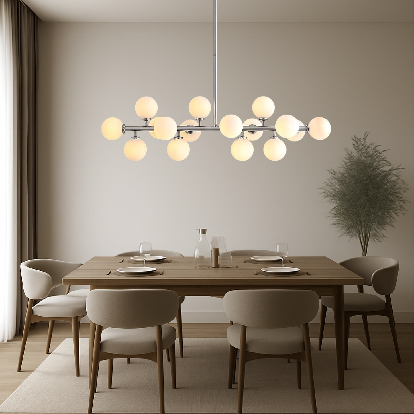 Luminaire de Cuisine Élégant 16 Pièces