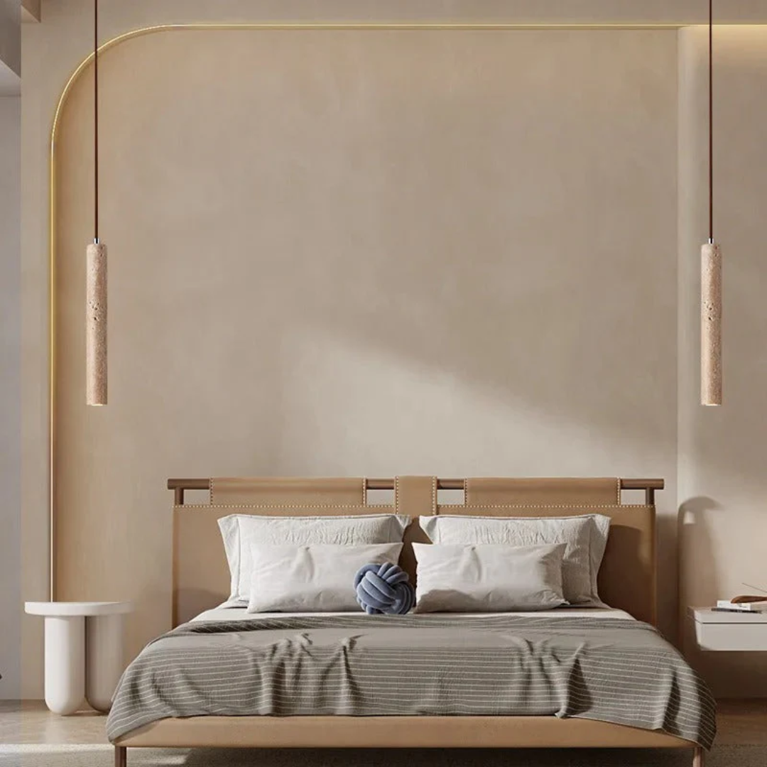 Lustre LED Minimaliste Design Wabi-Sabi 3