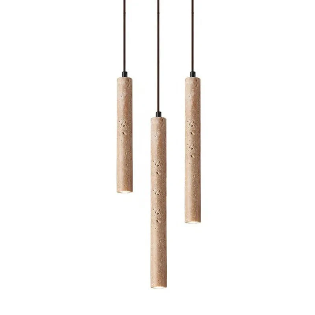 Lustre LED Minimaliste Design Wabi-Sabi 5