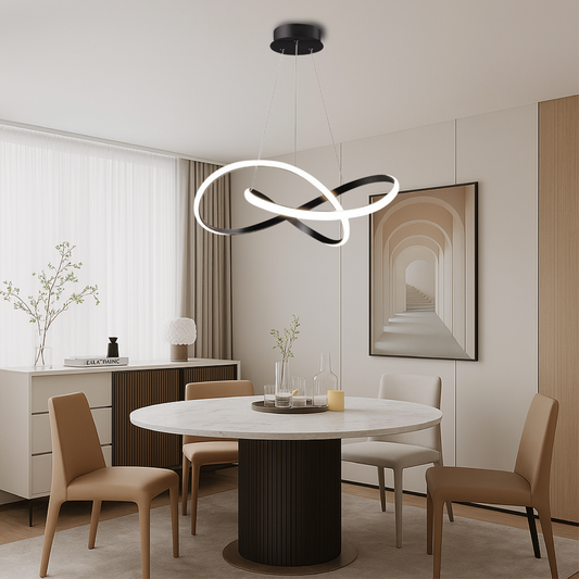 Luminaire LED Suspendu Chic pour Salle à Manger - Foivo