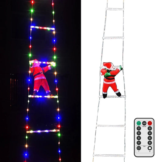 Décoration Lumineuse de Noël avec Échelle Magique et Télécommande - Foivo