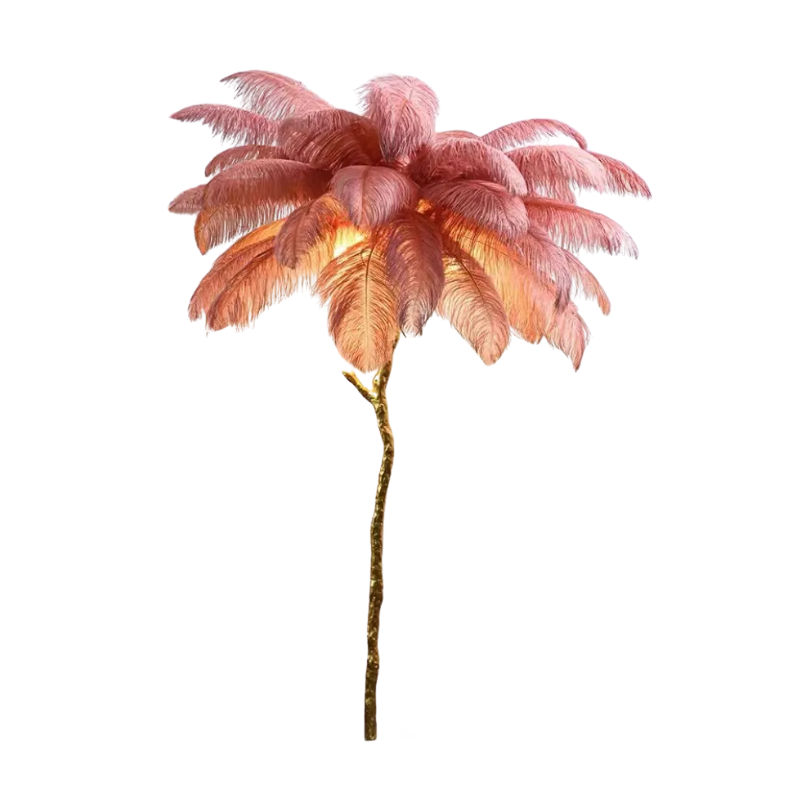 Lampe de Sol Élégante en Bois