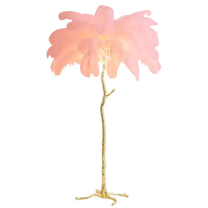 Lampe de Sol Élégante en Bois