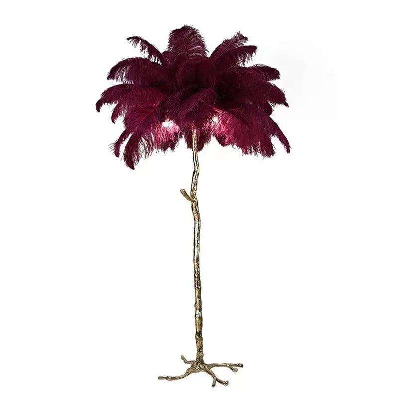 Lampe de Sol Élégante en Bois